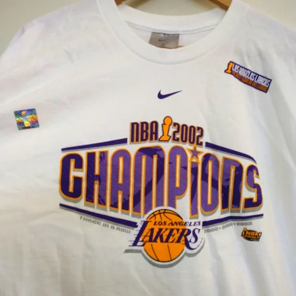 Nike | Shirts | Vintage 202 La Lakers Kobe Bryant Three Peat